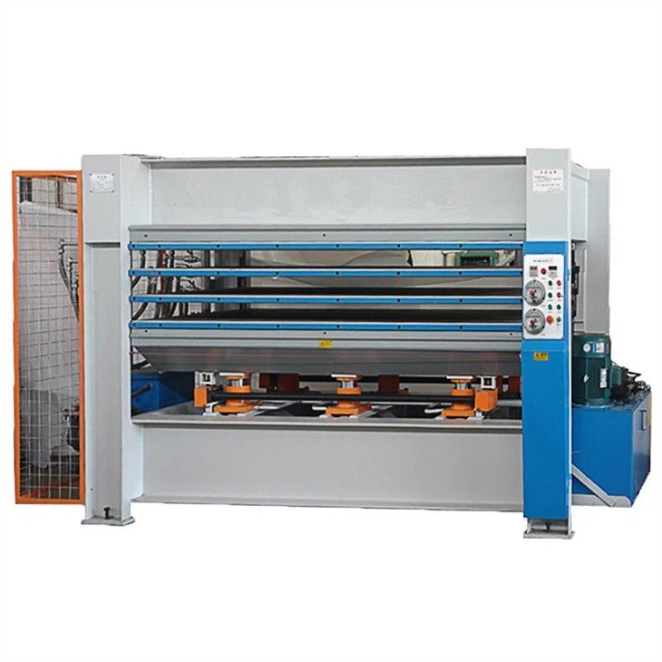 wood door making hot press machine